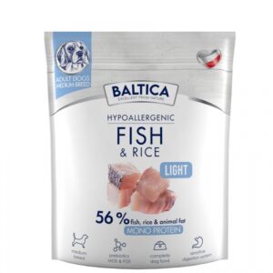 BALTICA ADULT FISH & RICE KARMA SUCHA RYBA Z RYŻEM ŚREDNIE RASY 1kg